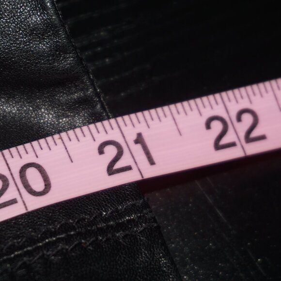 Vintage Y2k Catherine Malandrino Lambskin Leather Moto Jacket - Picture 8 of 8